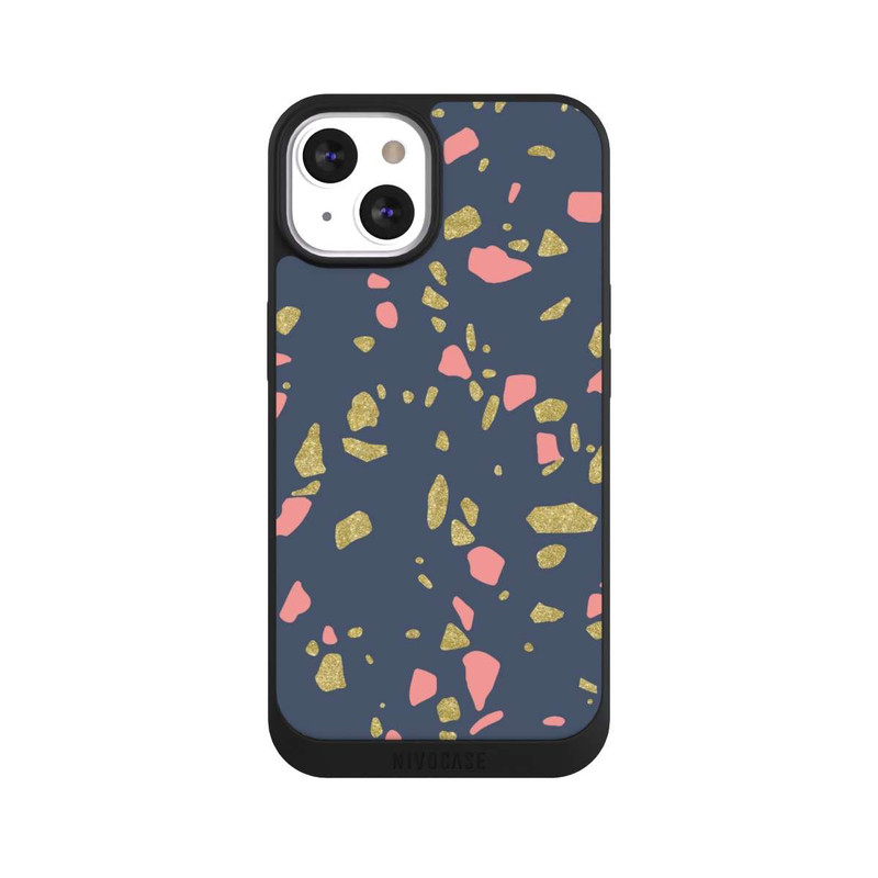 iPhone 13 NIVOpure Terazzo Look d'or