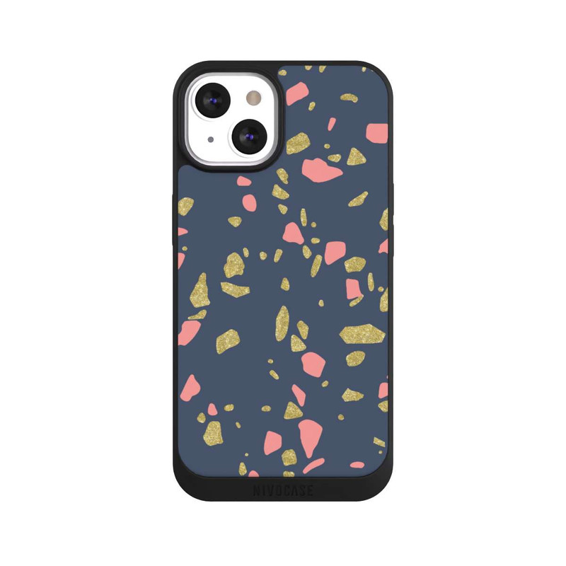 iPhone 13 NIVOpure Terazzo Gold-Optik