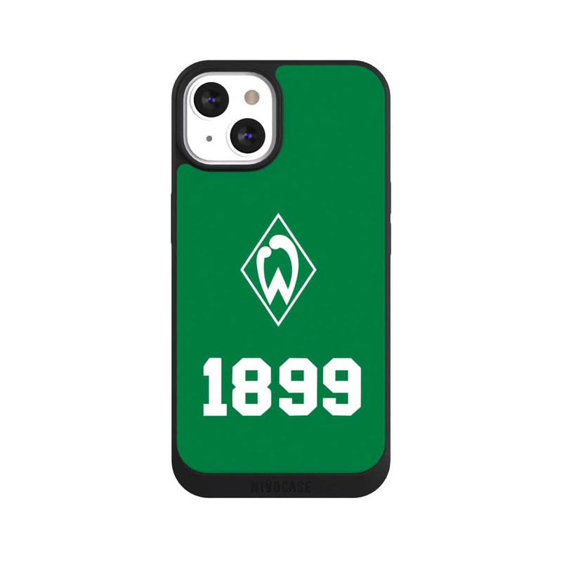 iPhone 13 NIVOpure 1899 Grün-Weiß Lebenslang Grün - Werder Bremen