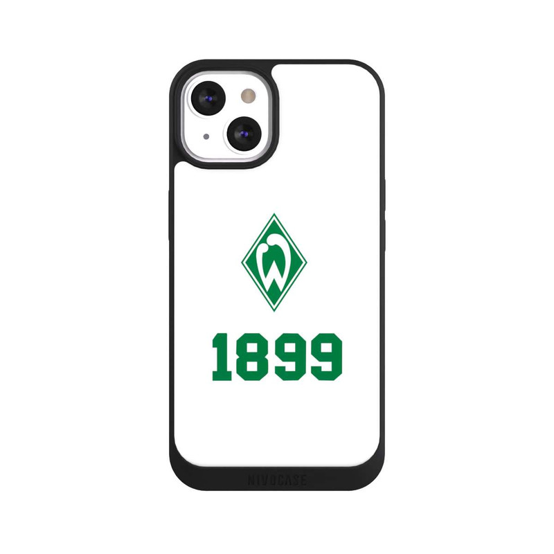 iPhone 13 NIVOpure 1899 Grün-Weiß Lebenslang Weiss - Werder Bremen