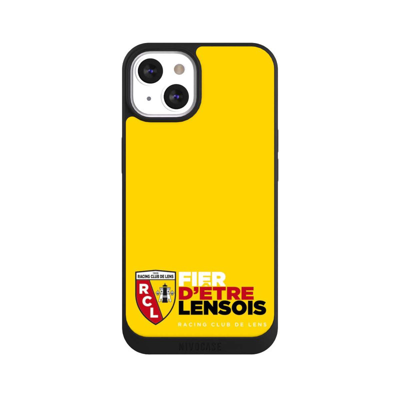 iPhone 13 NIVOpure Fond Logo RCL Jaune