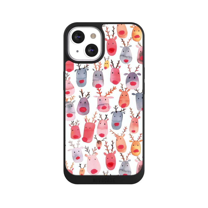 iPhone 13 NIVOpure Aquarelle de renne mignon