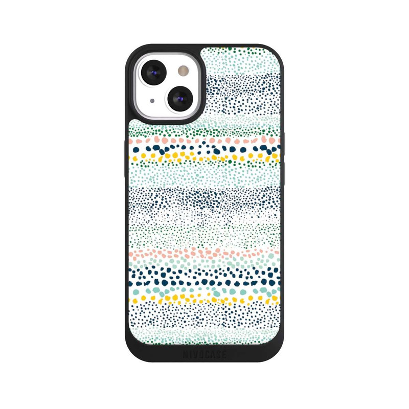 iPhone 13 NIVOpure Petits Points Blanc Texturé