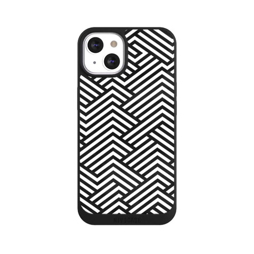 Apple iPhone 13 NIVOpure Schwarz und Weiß ZigZag