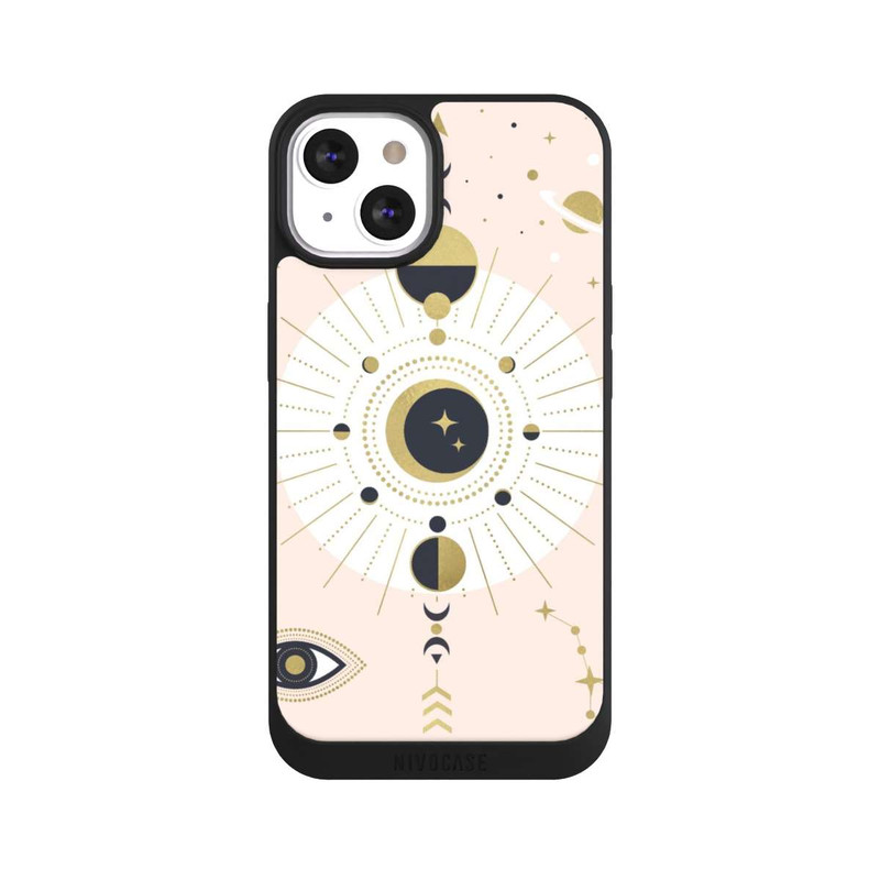 iPhone 13 NIVOpure Look abstrait or rose