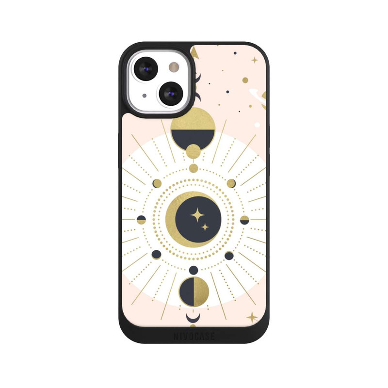 iPhone 13 NIVOpure Abstrakter Rose-Gold-Look