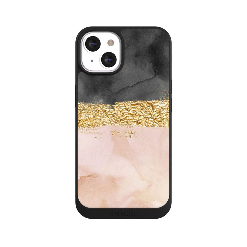 iPhone 13 NIVOpure Goldener Linien Look