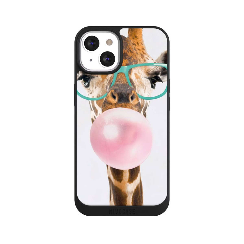 iPhone 13 NIVOpure Giraffe mit Kaugummi