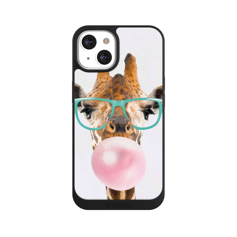 iPhone 13 NIVOpure Giraffe mit Kaugummi
