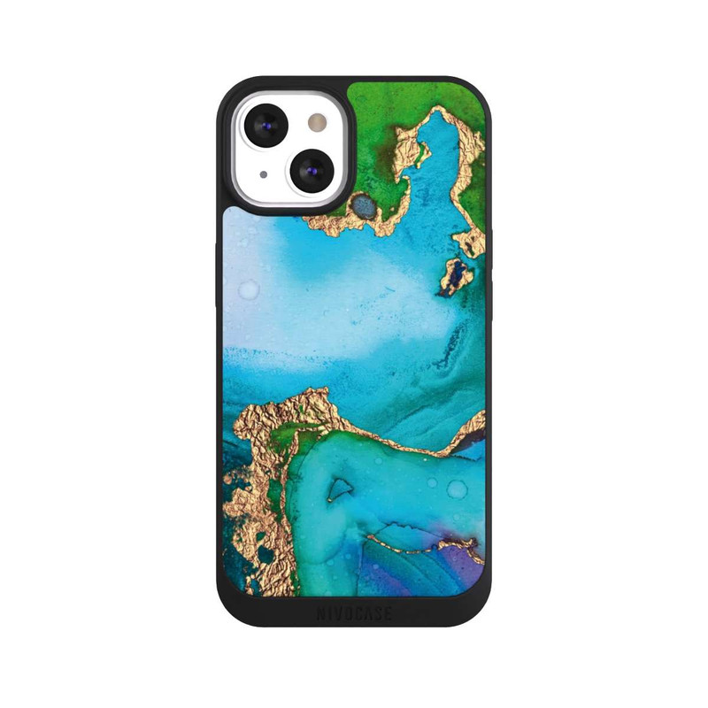 iPhone 13 NIVOpure Colourfull Marble Glitterlook