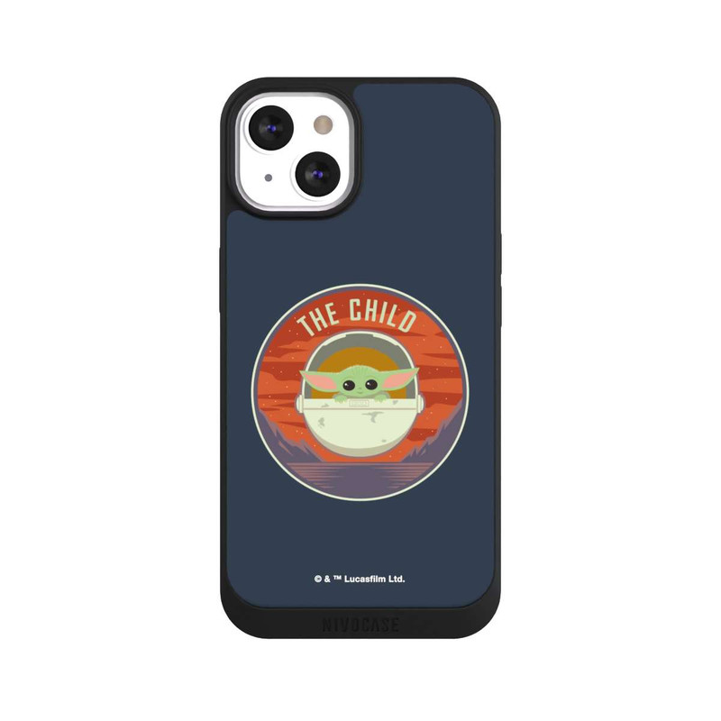 iPhone 13 NIVOpure The Child Badge bleu