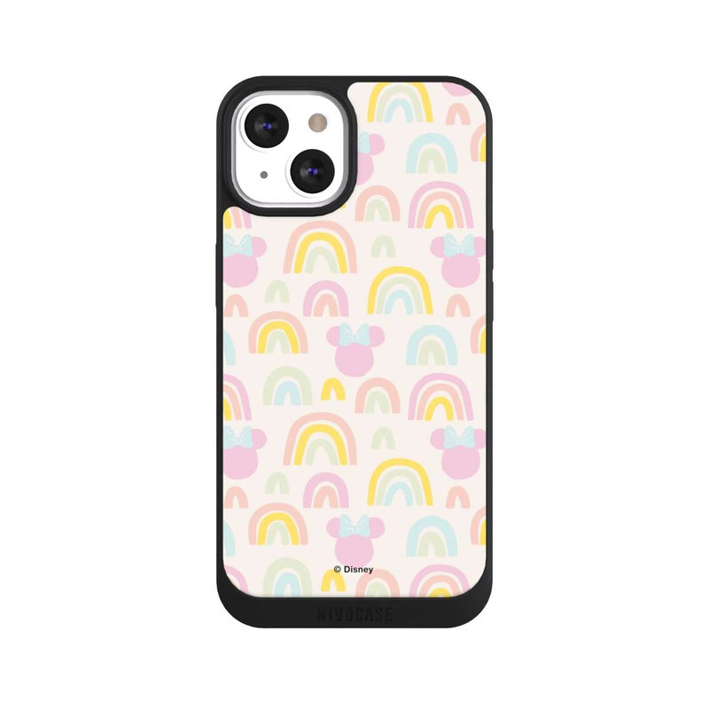 iPhone 13 NIVOpure Minnie Regenbogen Muster