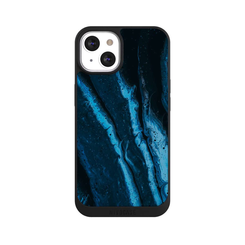 iPhone 13 NIVOpure Blue oil texture