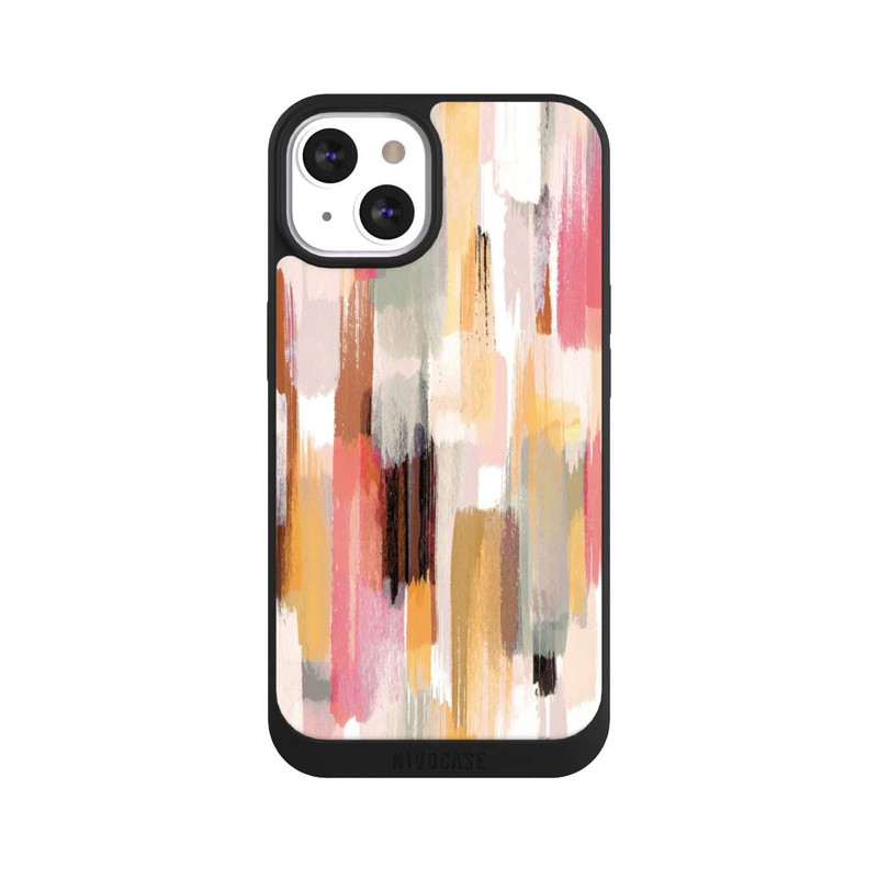 iPhone 13 NIVOpure Coups de pinceau abstraits Nuances d'automne