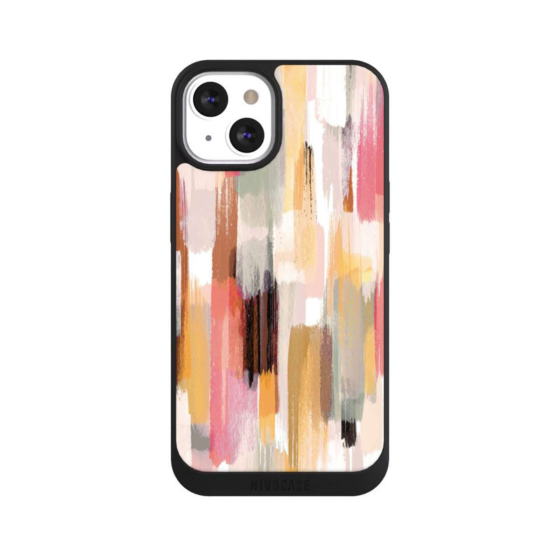 iPhone 13 NIVOpure Coups de pinceau abstraits Nuances d'automne