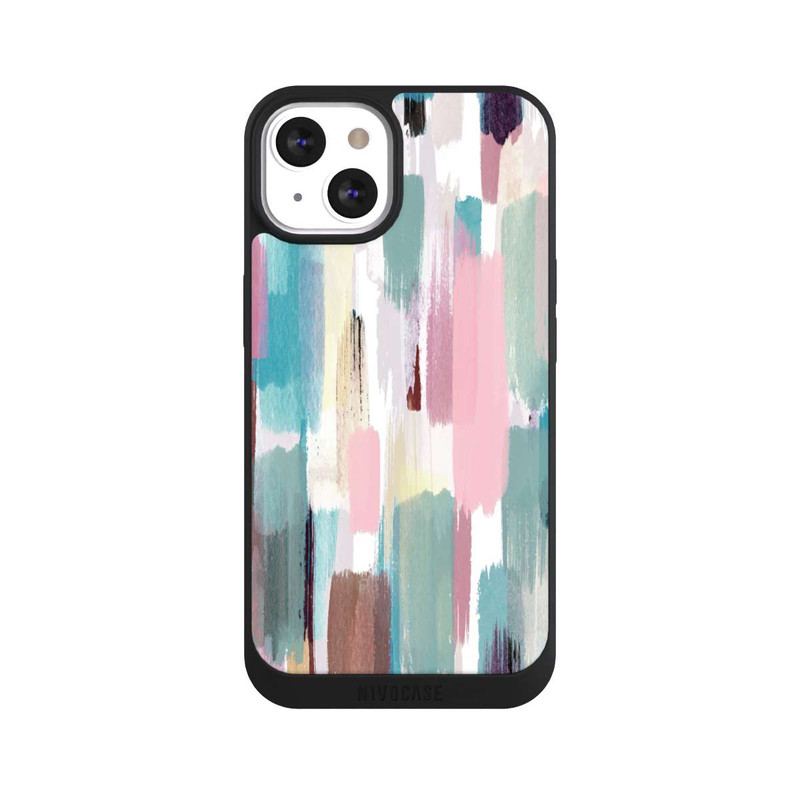 iPhone 13 NIVOpure Abstract Brushstrokes Pastel Shades