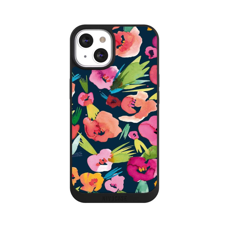 iPhone 13 NIVOpure Fleurs tropicales aquarelles