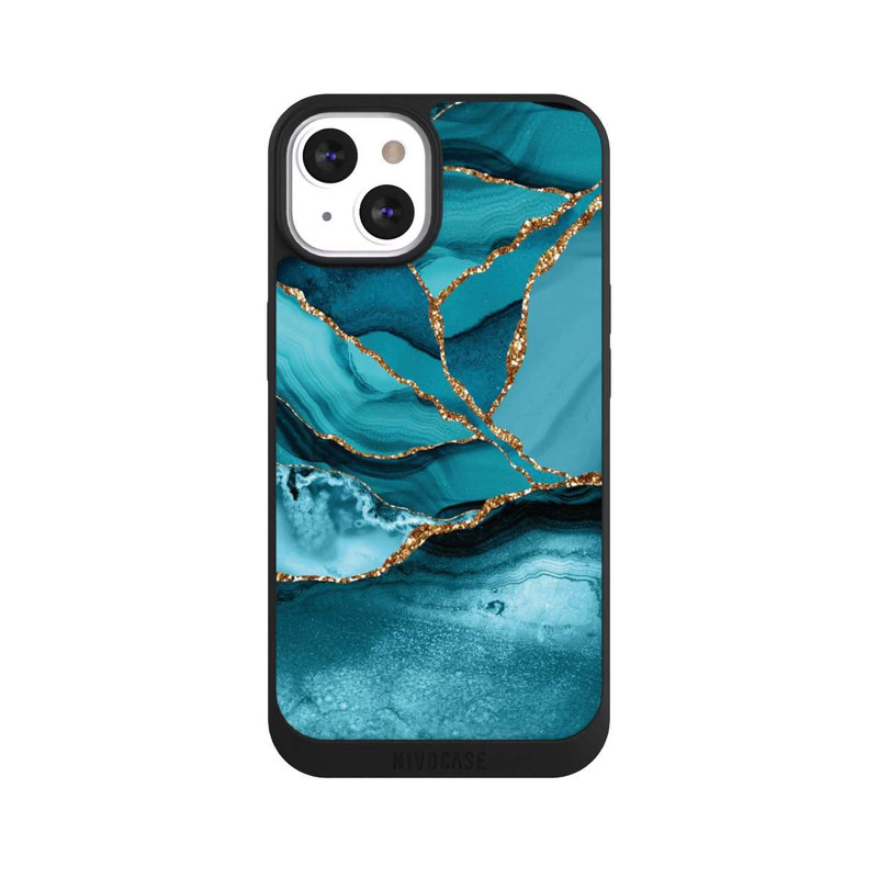 iPhone 13 NIVOpure Marbre Bleu Glacier