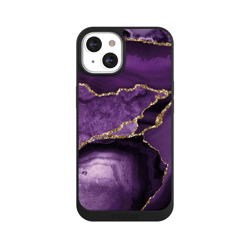 iPhone 13 NIVOpure Marbre Violet Paysage