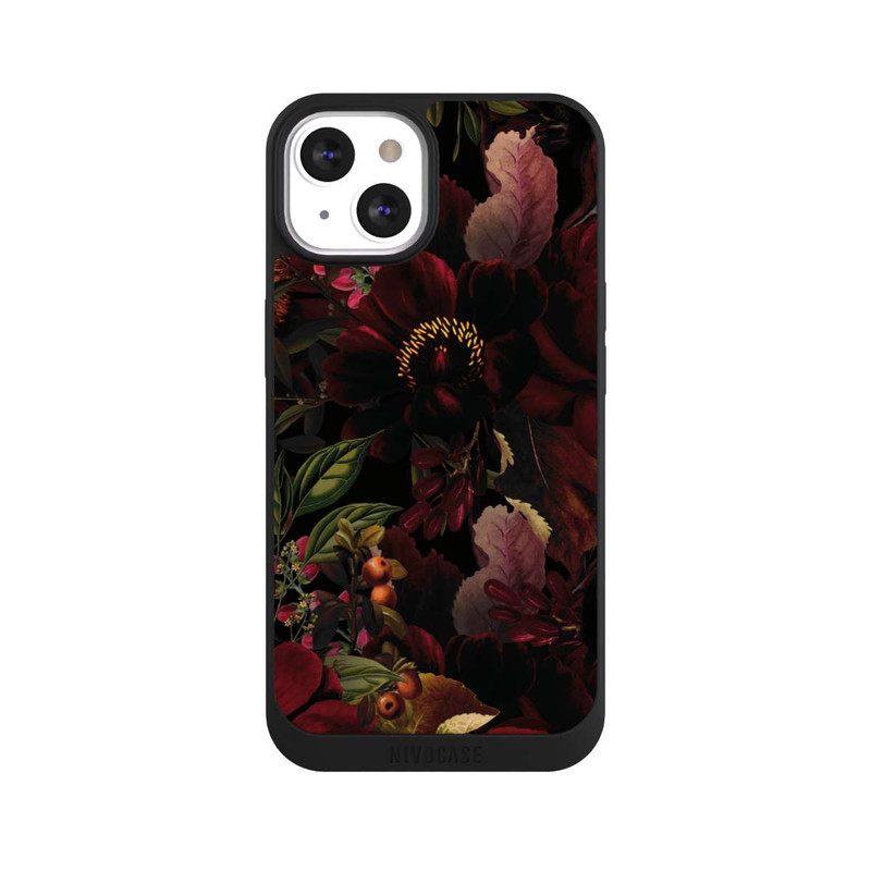 iPhone 13 NIVOpure Champ de Fleurs Foncé
