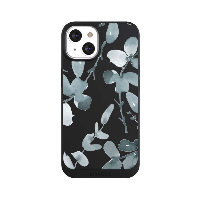iPhone 13 NIVOpure Motif eucalyptus transparent