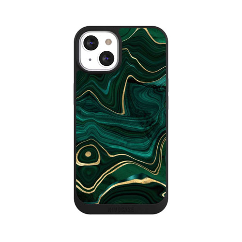 Apple iPhone 13 NIVOpure Malachite gold print