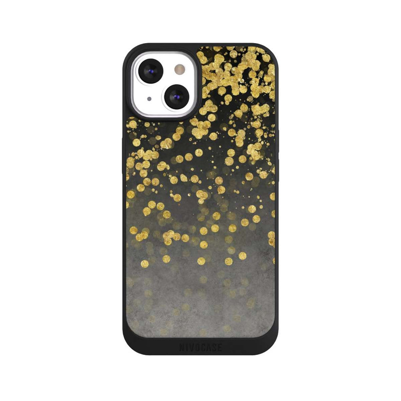 iPhone 13 NIVOpure Pluie glamoureuse dorée
