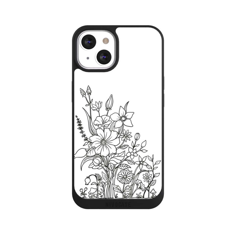 iPhone 13 NIVOpure Flowers Line Art