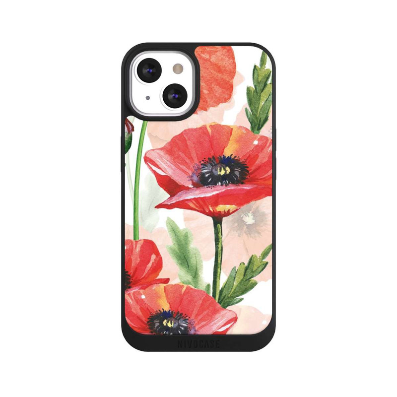 iPhone 13 NIVOpure Coquelicots aquarelle