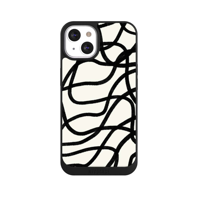 iPhone 13 NIVOpure Lignes noires