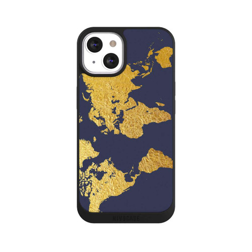 Apple iPhone 13 NIVOpure World Map Gold