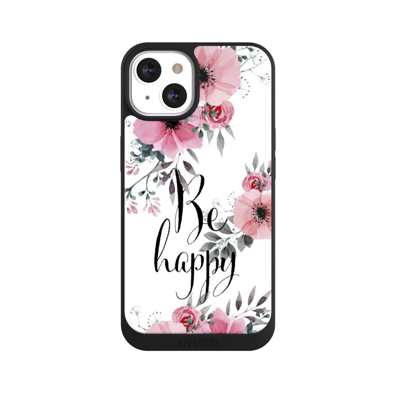 iPhone 13 NIVOpure Be Happy Blumen