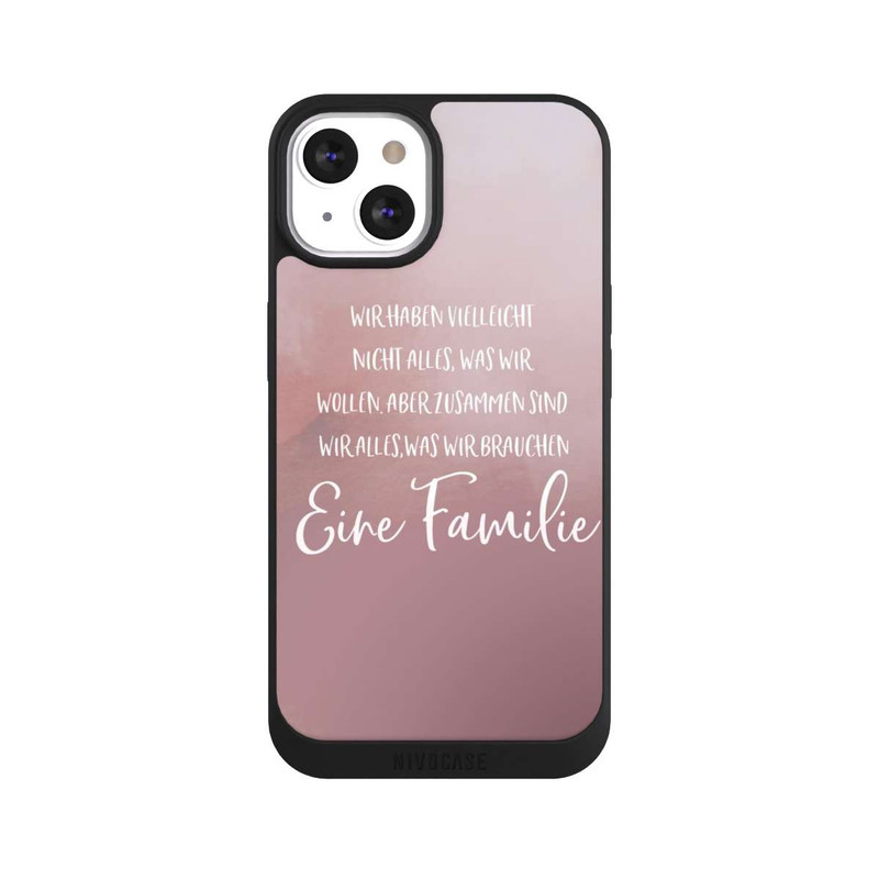 iPhone 13 NIVOpure Eine Familie Altrosa