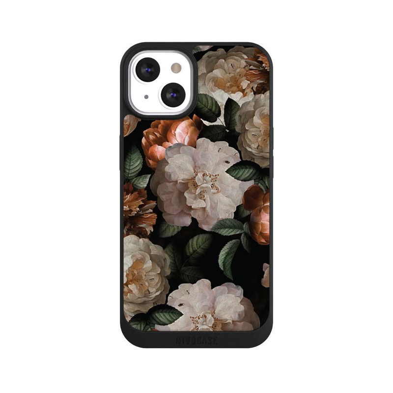 iPhone 13 NIVOpure Tapete mit Kupferrosen