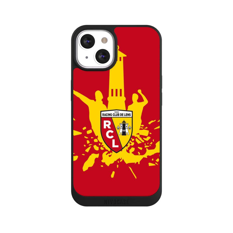 iPhone 13 NIVOpure RCL Tower Gelb auf Rot
