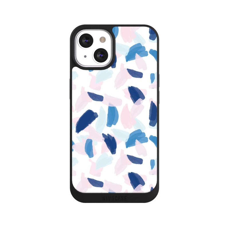 iPhone 13 NIVOpure Peinture bleue et rose