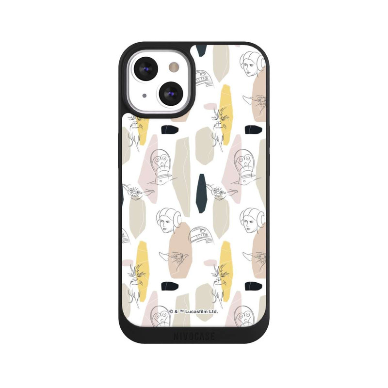 iPhone 13 NIVOpure Helle Seite Line Art