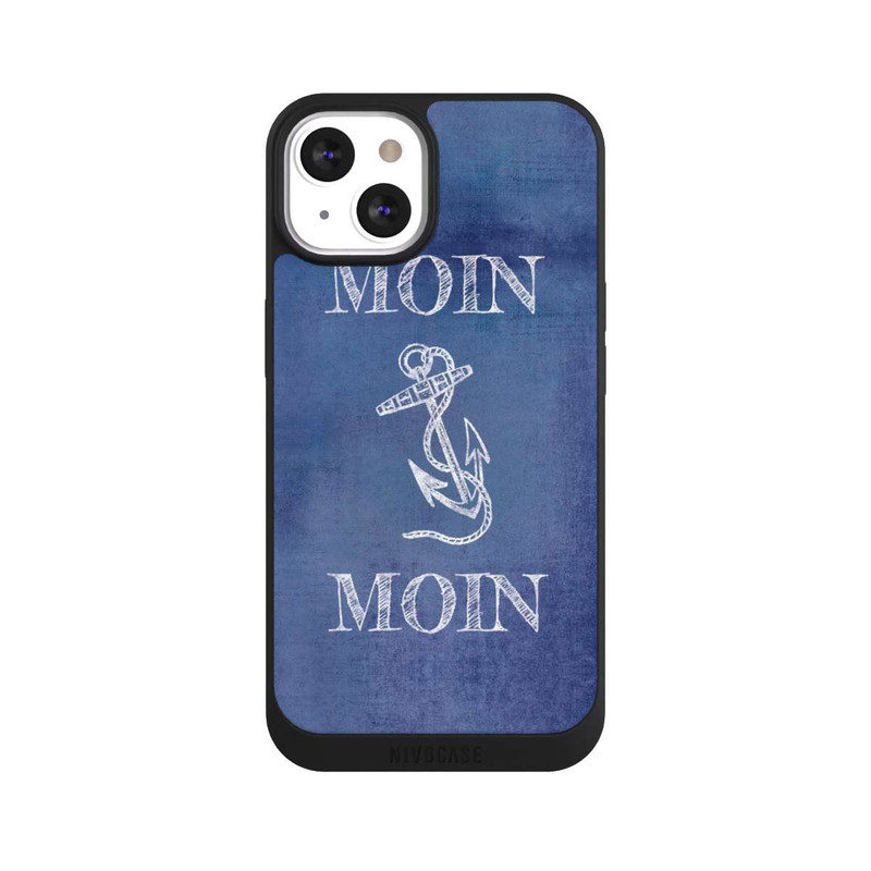 iPhone 13 NIVOpure Moin Anker grunge blau