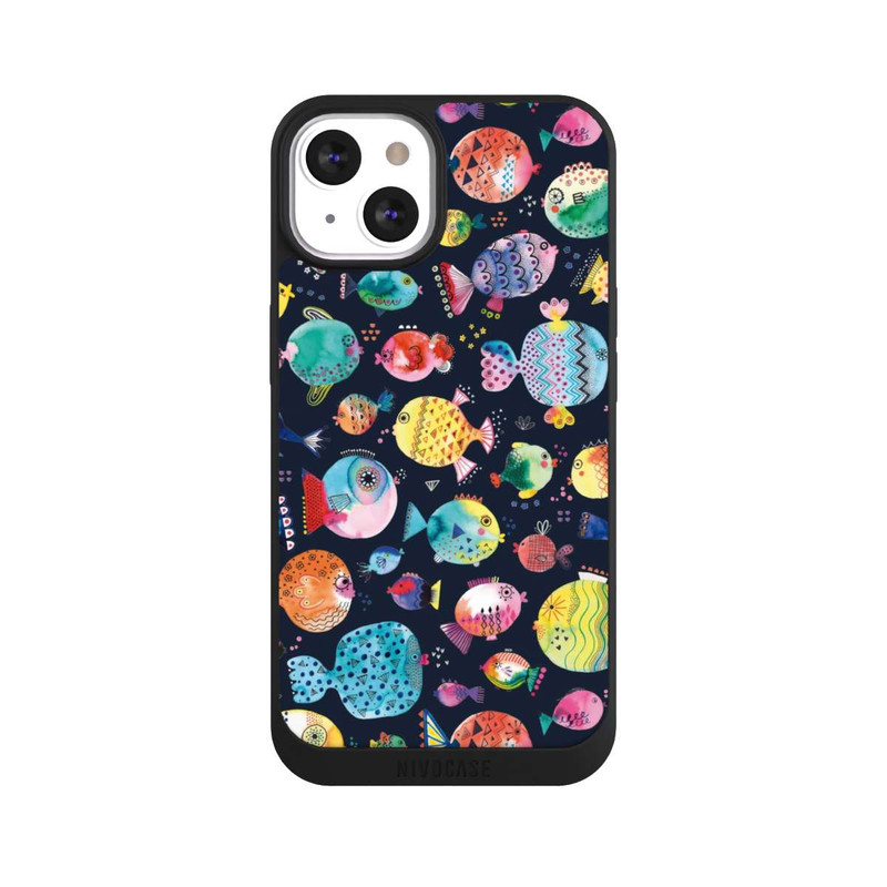 iPhone 13 NIVOpure Plage Puffer poissons Enfant Marine
