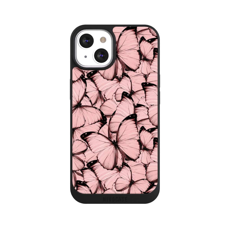 iPhone 13 NIVOpure Papillon rose