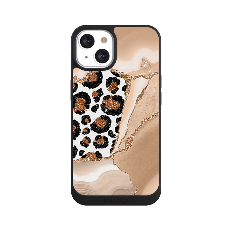 iPhone 13 NIVOpure  Muster und Texturen Hellgold