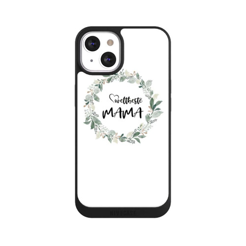 Apple iPhone 13 NIVOpure Weltbeste Mama Blumenkranz