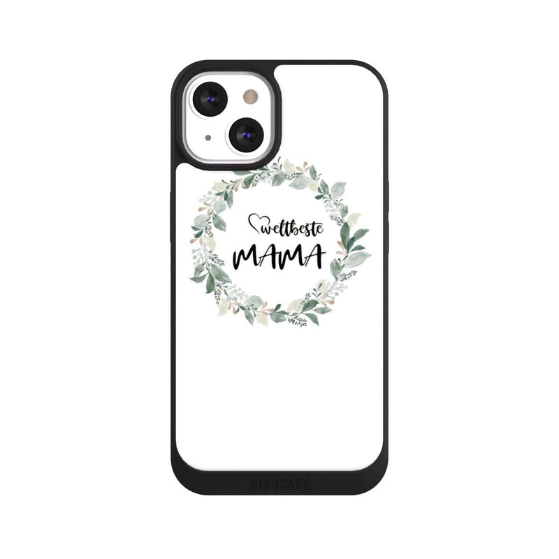 iPhone 13 NIVOpure Weltbeste Mama Blumenkranz