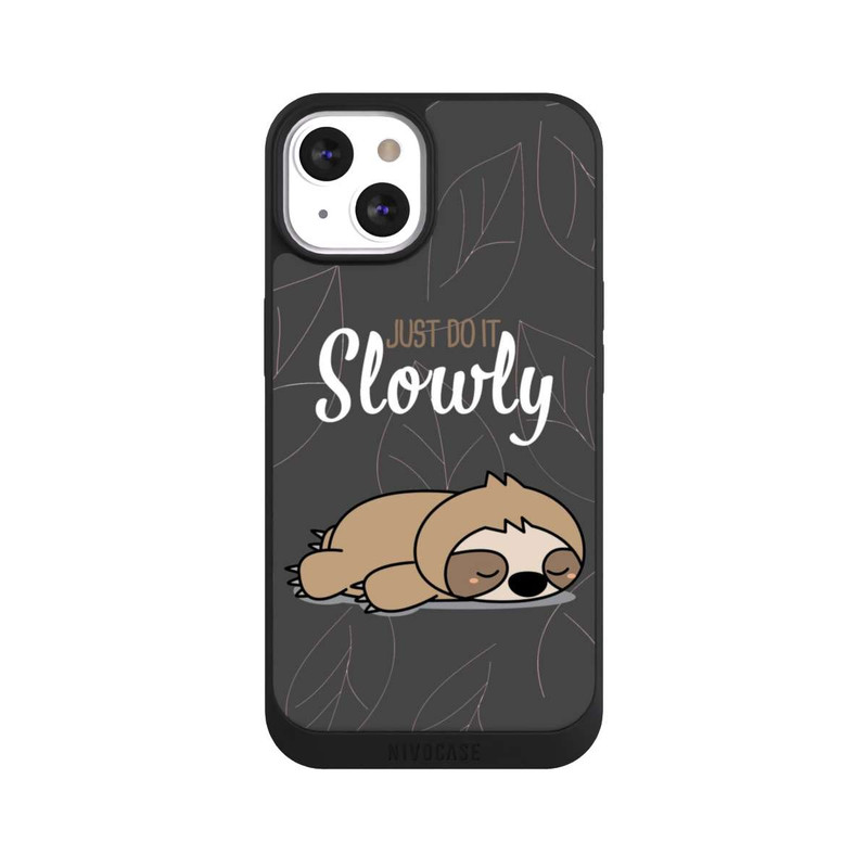 iPhone 13 NIVOpure Just Do It Slowly Sloth Grey