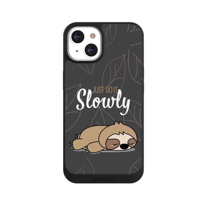 iPhone 13 NIVOpure Just Do It Slowly Sloth Grey