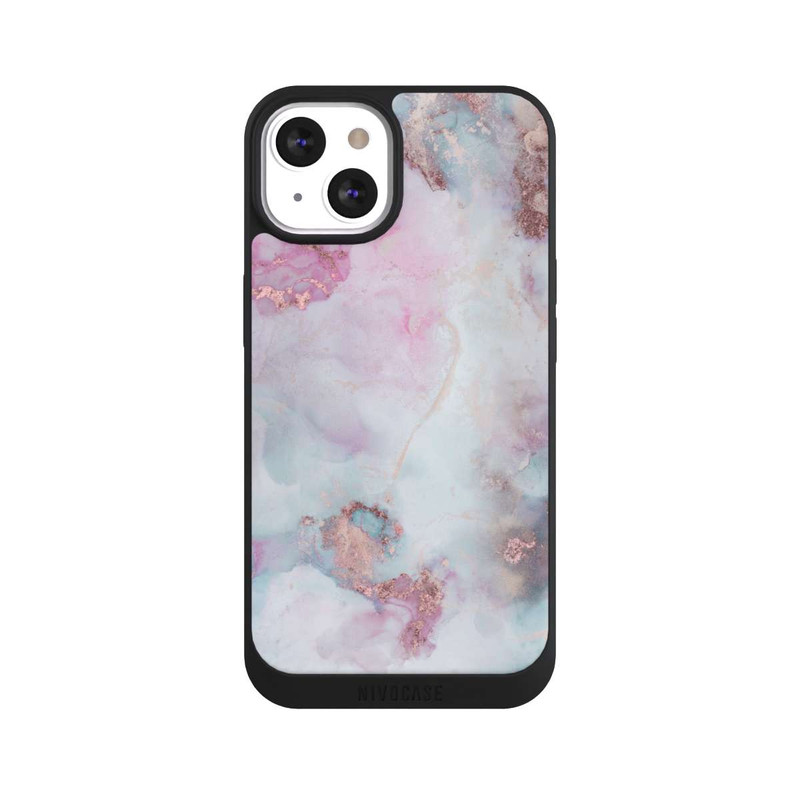 iPhone 13 NIVOpure Encre Alcool Marbre Bleu