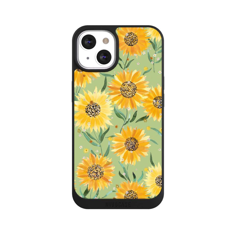 iPhone 13 NIVOpure Sonnenblumen grün