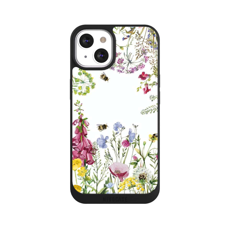 iPhone 13 NIVOpure Cadre de fleurs sauvages des prés d'été