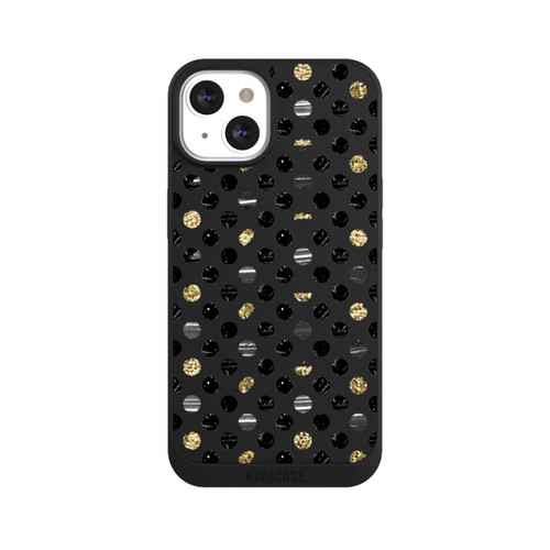 Apple iPhone 13 NIVOpure Gold Black Polka Dots