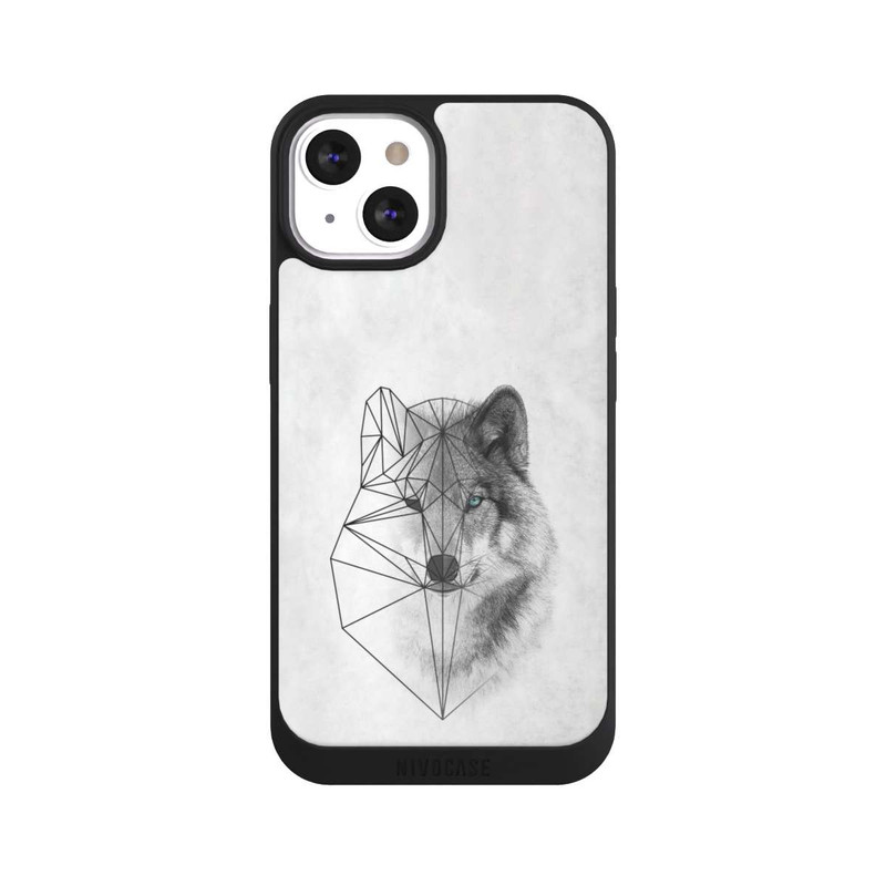 iPhone 13 NIVOpure Polygonaler Wolf